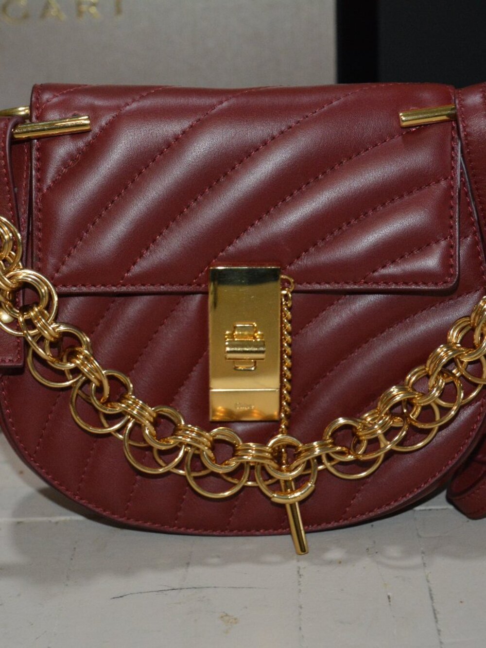 Chloe Drew Bijou Mini Quilted Shoulder Bag